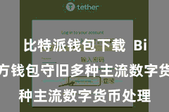 比特派钱包下载  Bitpie官方钱包守旧多种主流数字货币处理