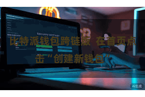 比特派钱包跨链版  在首页点击“创建新钱包”